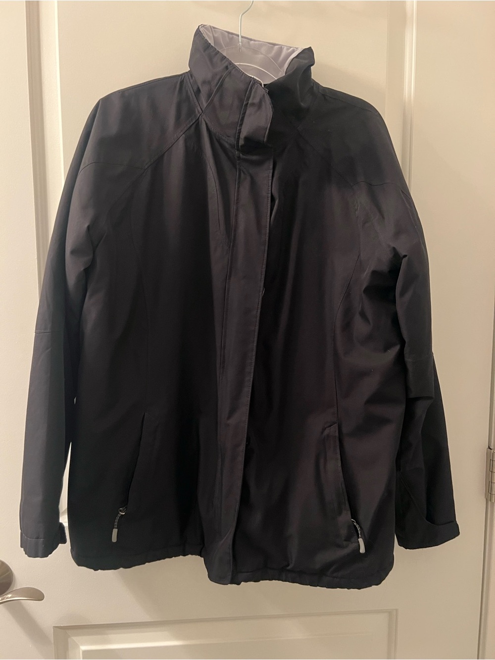Lands’ End Women’s XL Black Lightweight Jacket 18-20